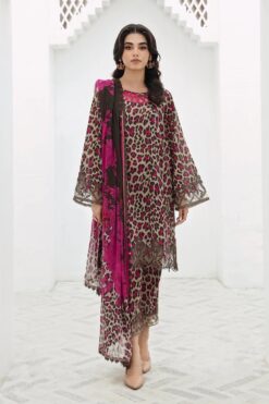 Baroque 3Pcs Embroidered Linen Collection 2024