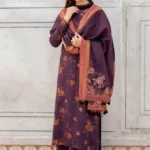 Baroque 3Piece Digital Print Winter Dhanak Collection 2025 BQ-183