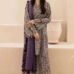 Baroque 3Pcs Digital Print Winter Khaddar Collection 2025 BQ-09