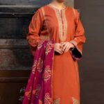 Sapphire 3Pcs Embroidered Dhanak Collection 2025 SP-655